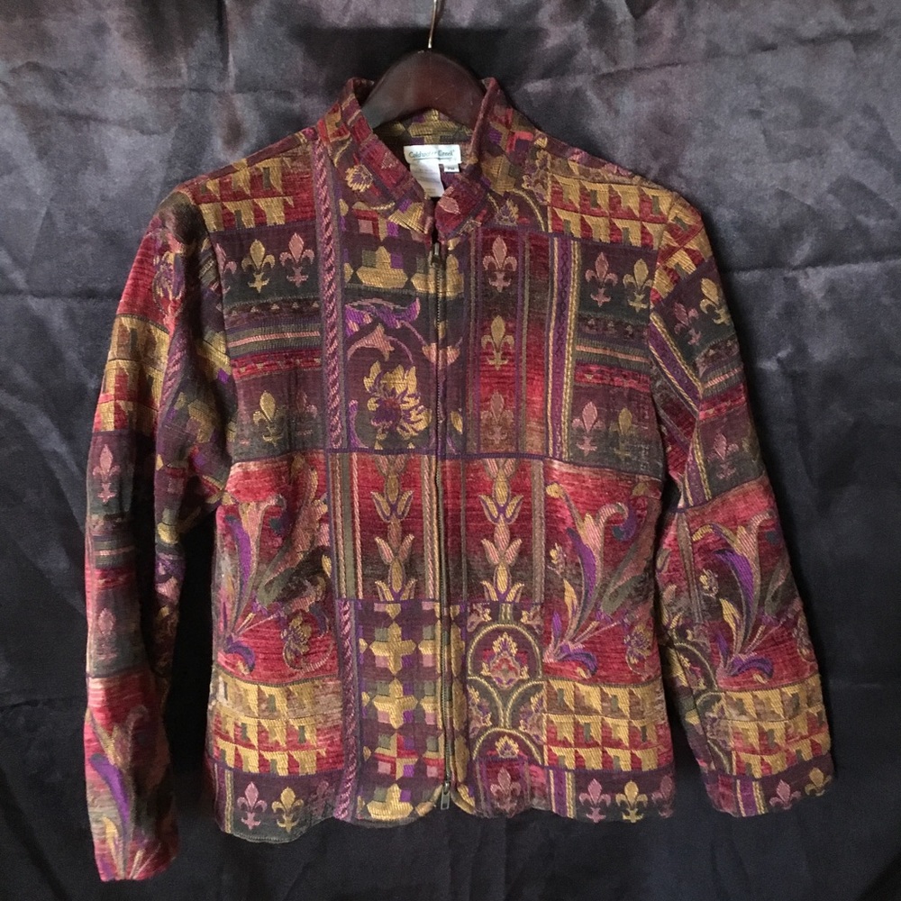 Coldwater Creek Tapestry Jacket, Sz PM, NWOT